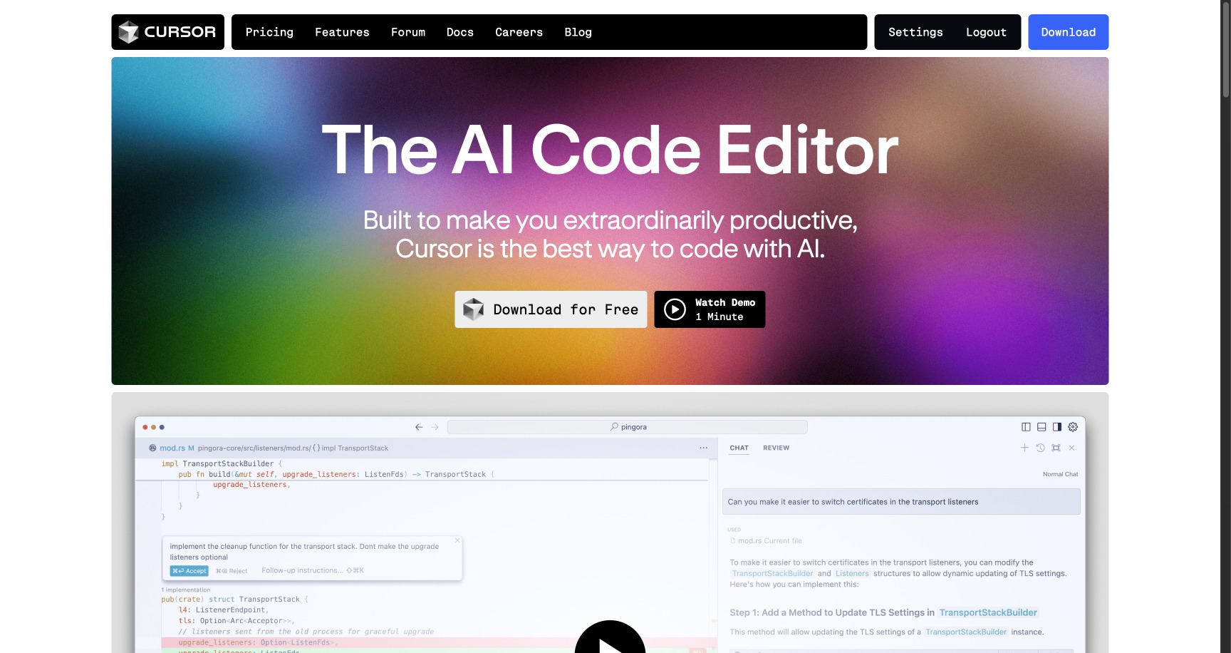 Cursor - AI-Powered Code Editor